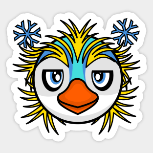 Chill Super Penguin Sticker